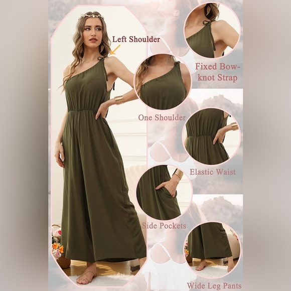 Colowana Women’s One Shoulder Jumpsuit/Romper - Picture 1 of 4